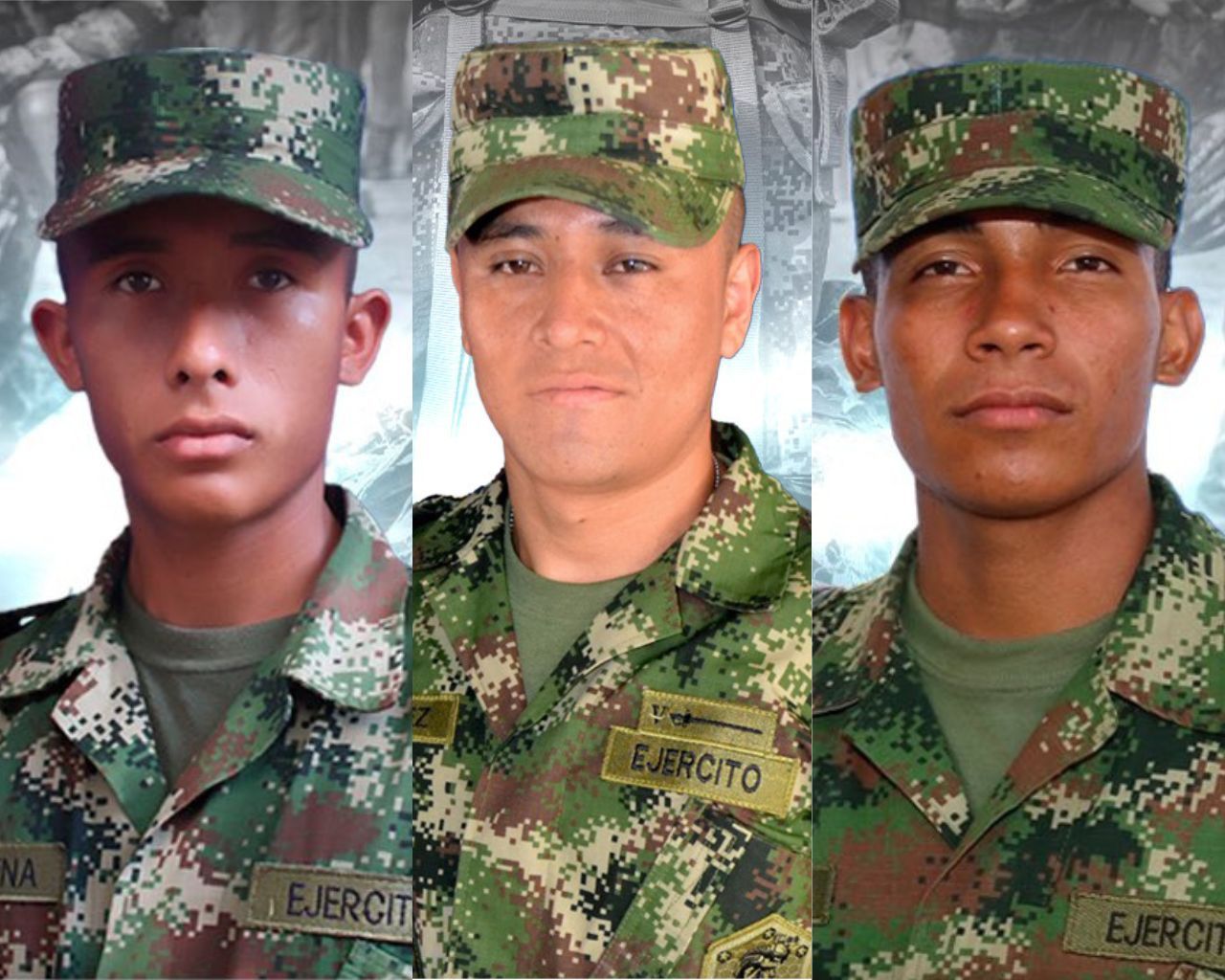 Soldados del Ejército muertos