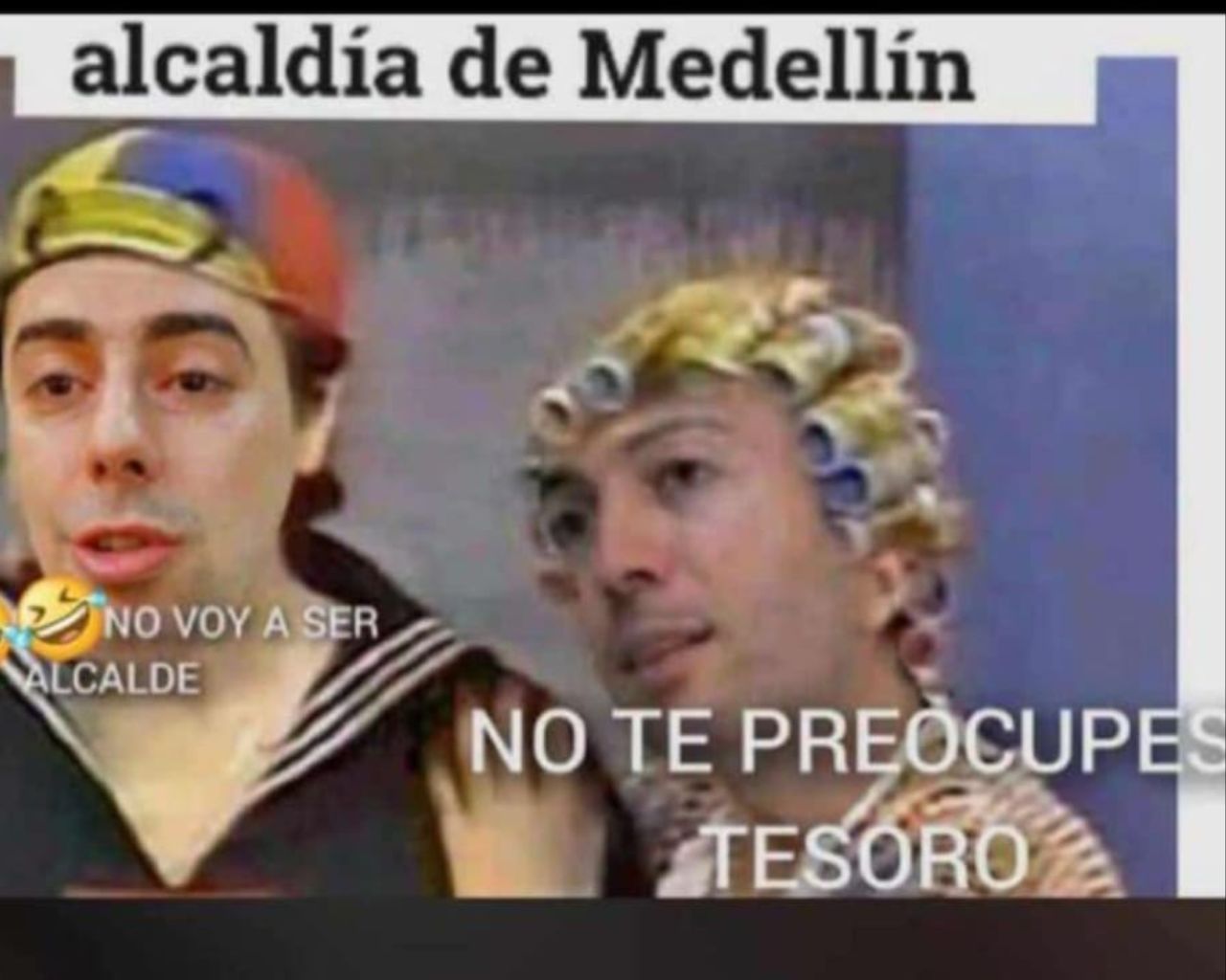 Meme Juan Carlos Upegui con El Chavo