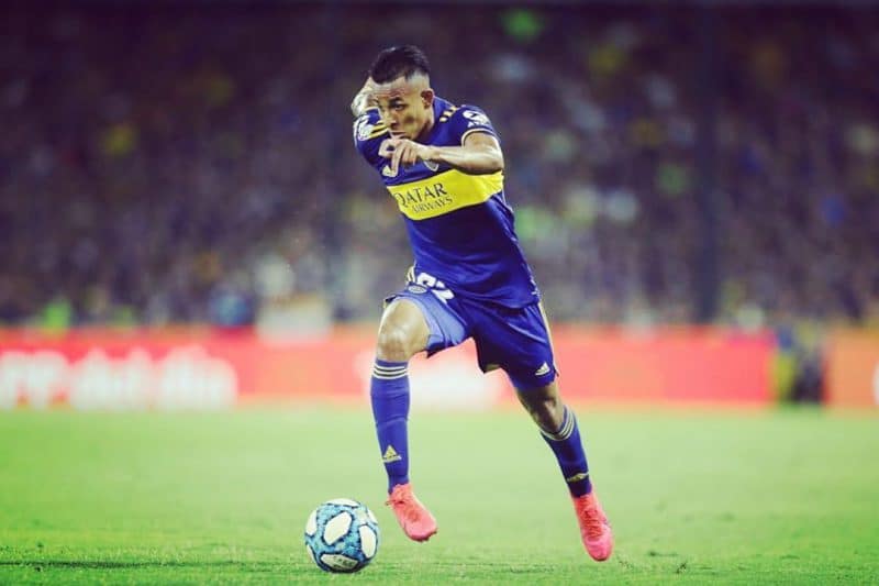 Sebastián Villa con Boca Juniors