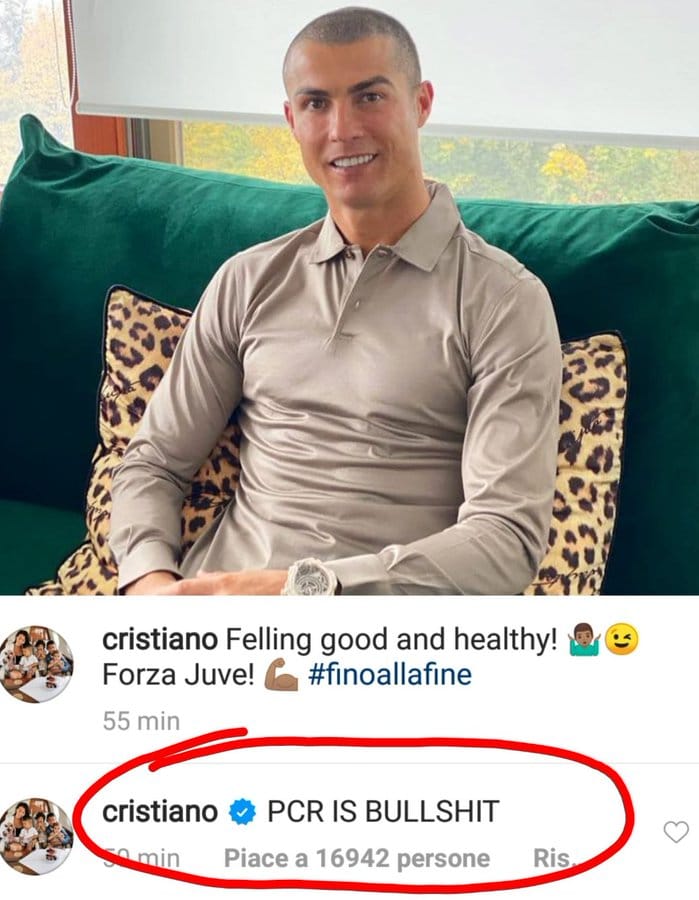 PCR bullshit Cristiano Ronaldo