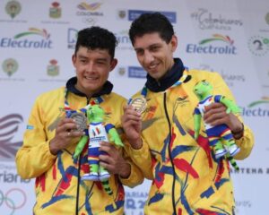 Walter Vargas y Rodrigo Conteras, ciclistas