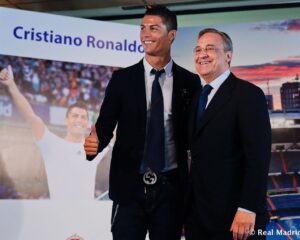 Cristiano Ronaldo y Florentino Pérez, futbolista y dirigente