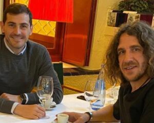 Íker Casillas y Carles Puyol, exfutbolistas