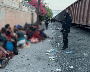 Migrantes detenidos en Torreón, Coahuila, México