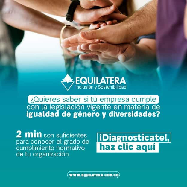 Banner Equilatera igualdad de genero