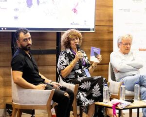 Jorge Gómez y Ana Piedad Jaramillo en la Fiesta del Libro