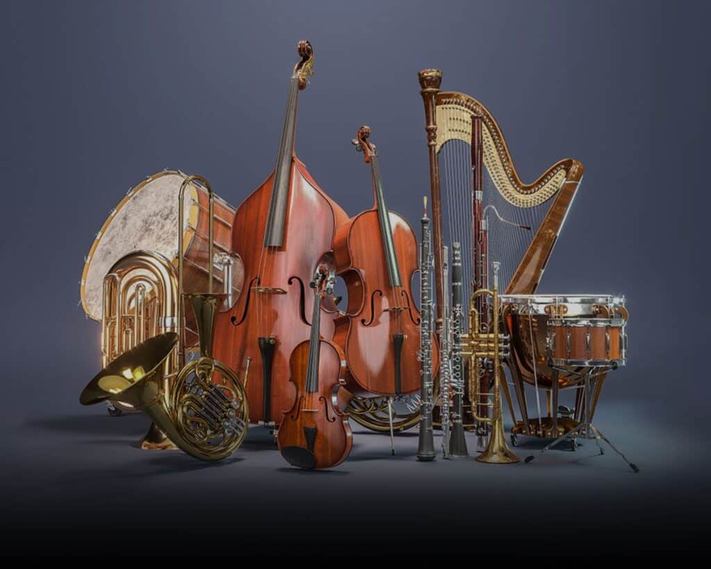 Instrumentos de la Banda Sinfónica Nacional de Colombia