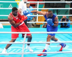 Cristian Salcedo y Nigel Paul, boxeadores