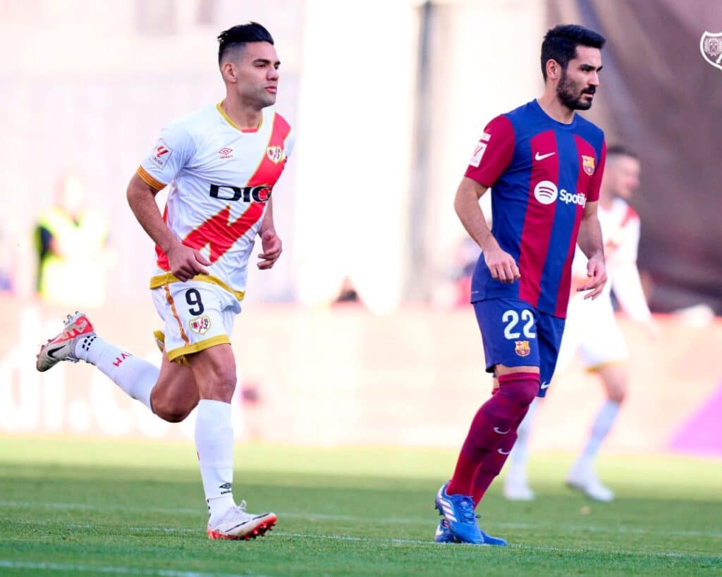 Falcao García e Ilkay Gundogan, futbolistas