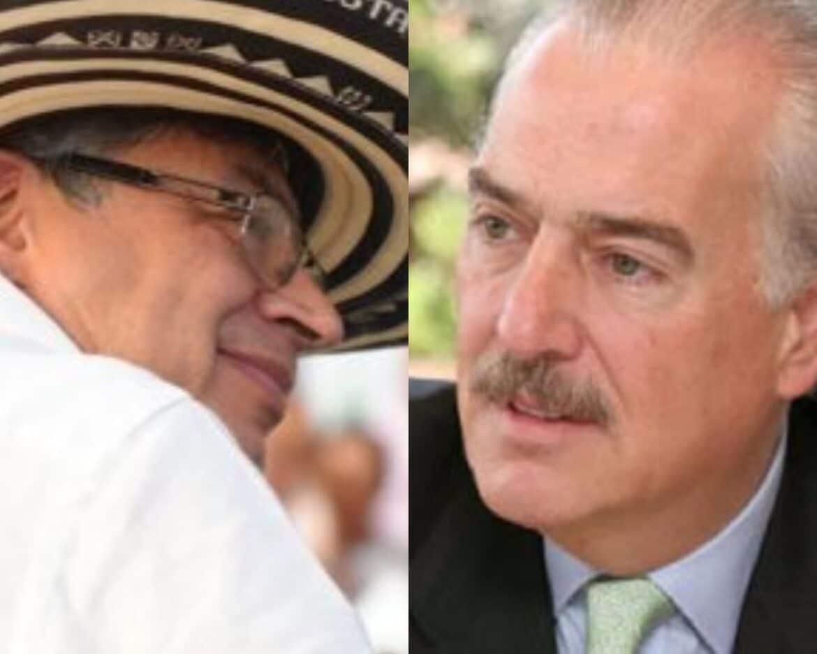 Gustavo Petro y Andrés Pastrana, políticos