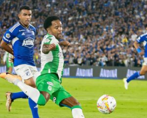 Dorlan Pabón y Omar Bertel, futbolistas