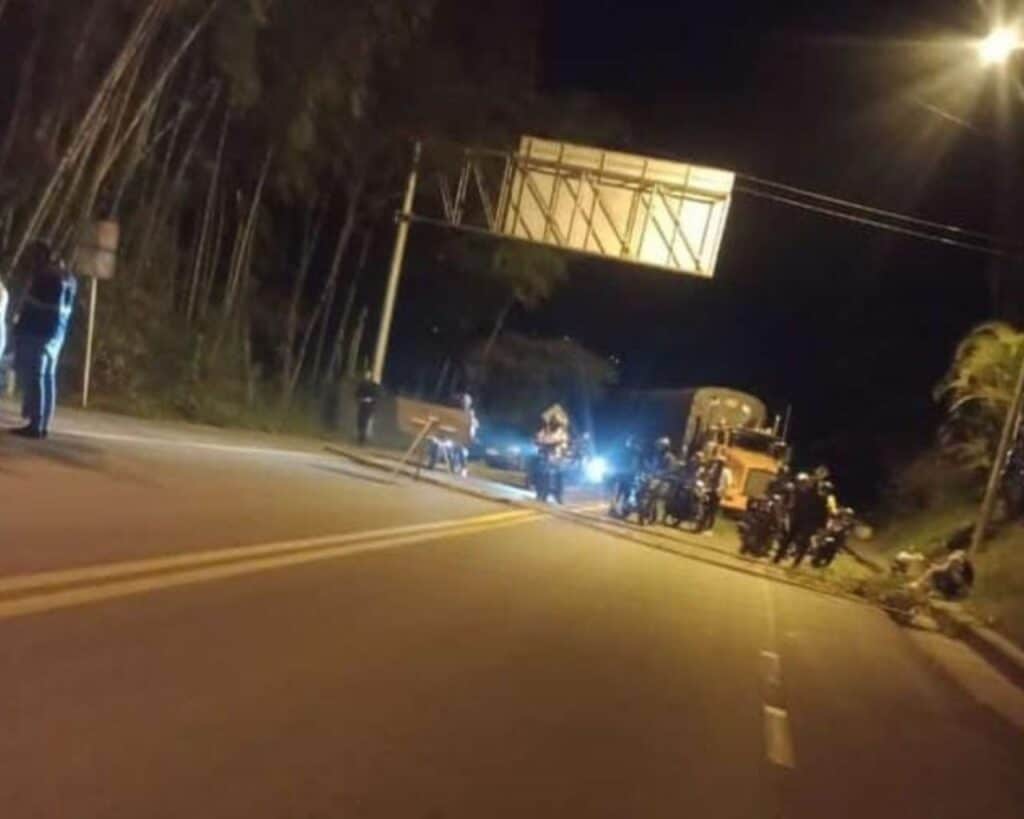 Bloqueo Vía Panamericana por indígenas