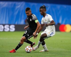 Frank Castañeda y Eduardo Camavinga, futbolistas